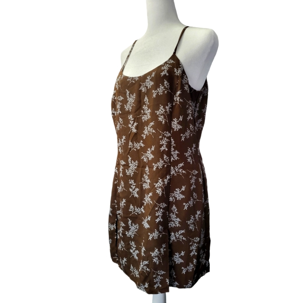 EXPRESS Brown Floral Romper